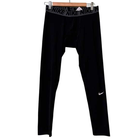 Nike Men’s Dri Fit Logo Compression Leggings- Size Large - Picture 1 of 6